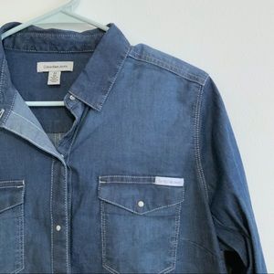 Calvin Klein denim top